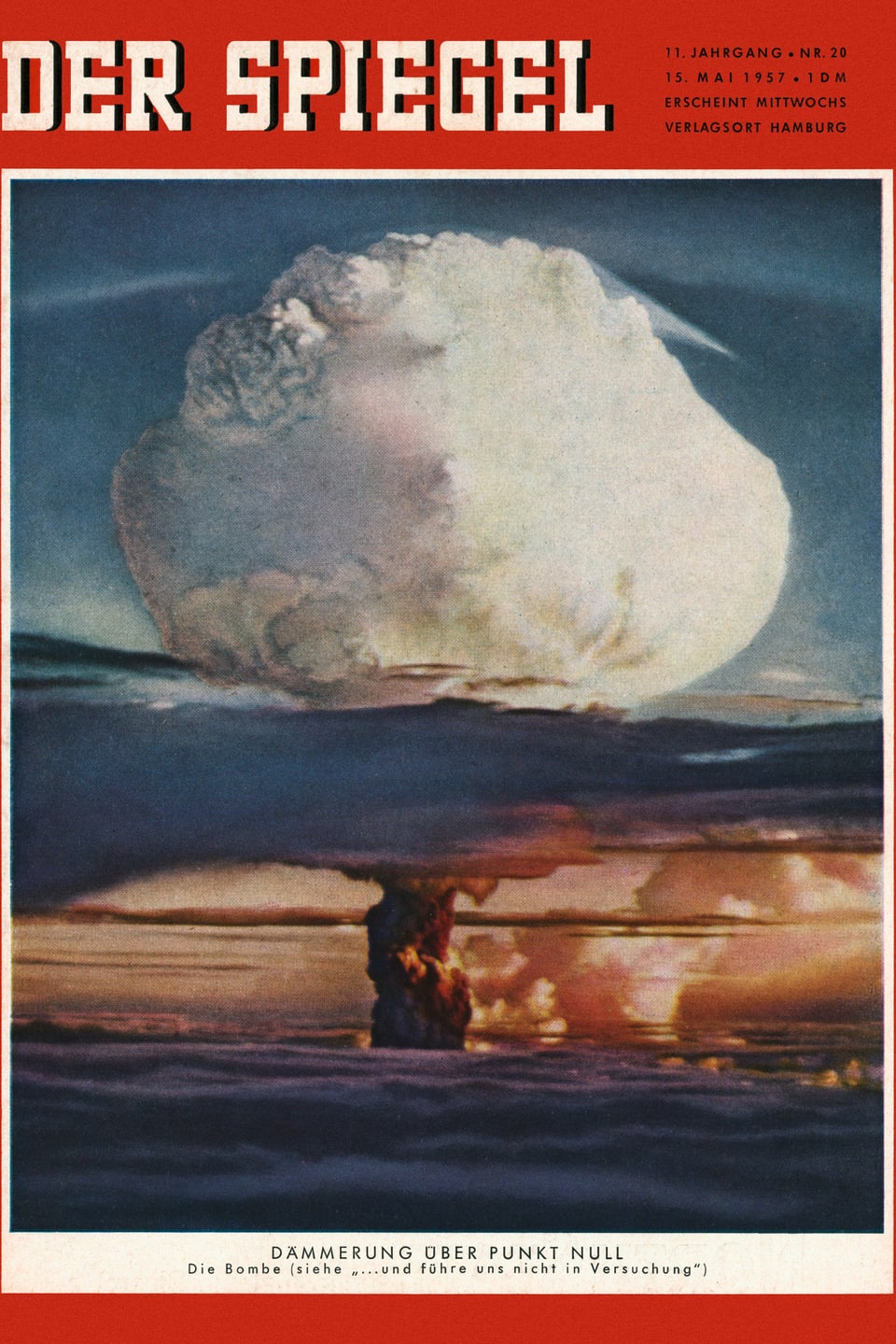 Wolke einer Atombombe