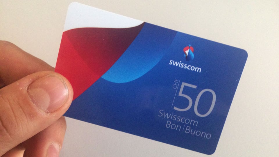 Swisscom stellt Gutschein-Verkauf ein