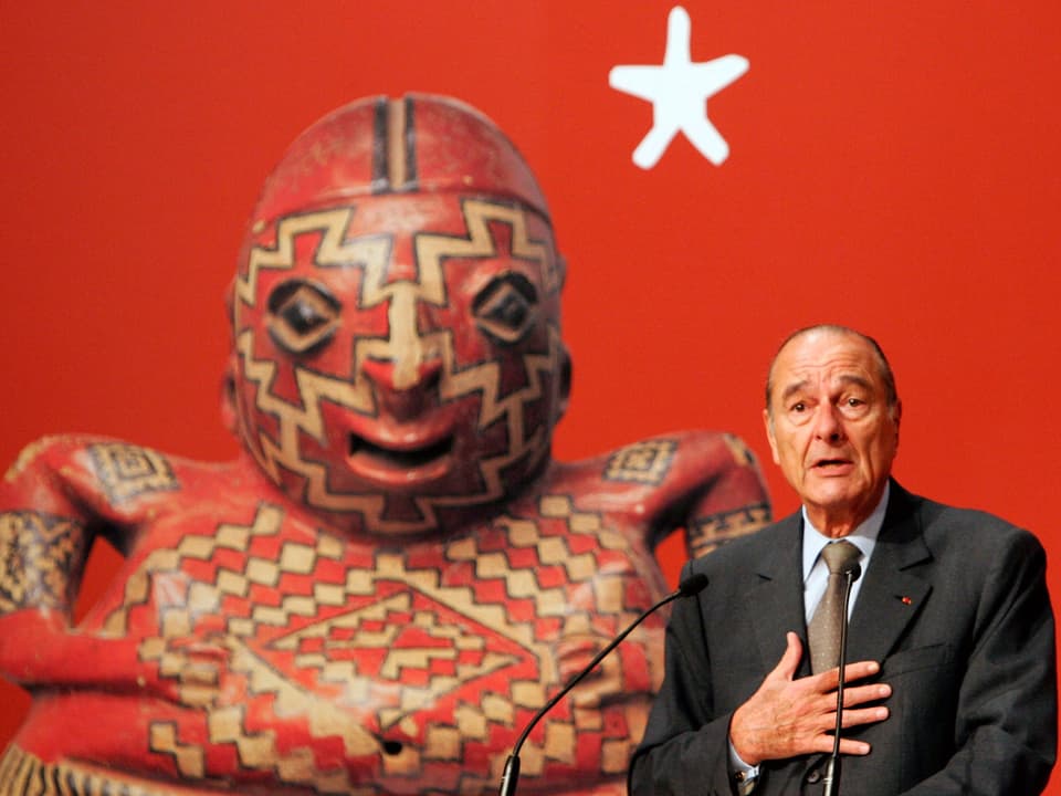 Chirac im Museum