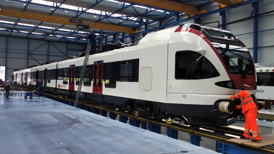 Für die Ausrüstung der «Flirt-Züge» von Stadler Rail erhält die ABB einen Auftrag in Höhe von 60 Millionen Franken.