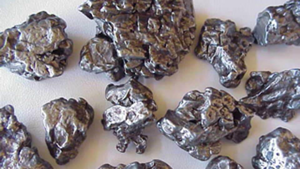 angebliche Meteoritentrümmer aus Russland