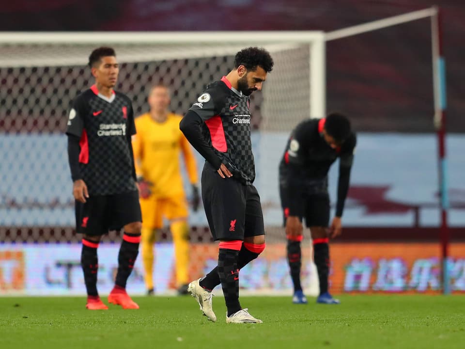 Liverpool verliert gegen Aston Villa mit 2:7. 