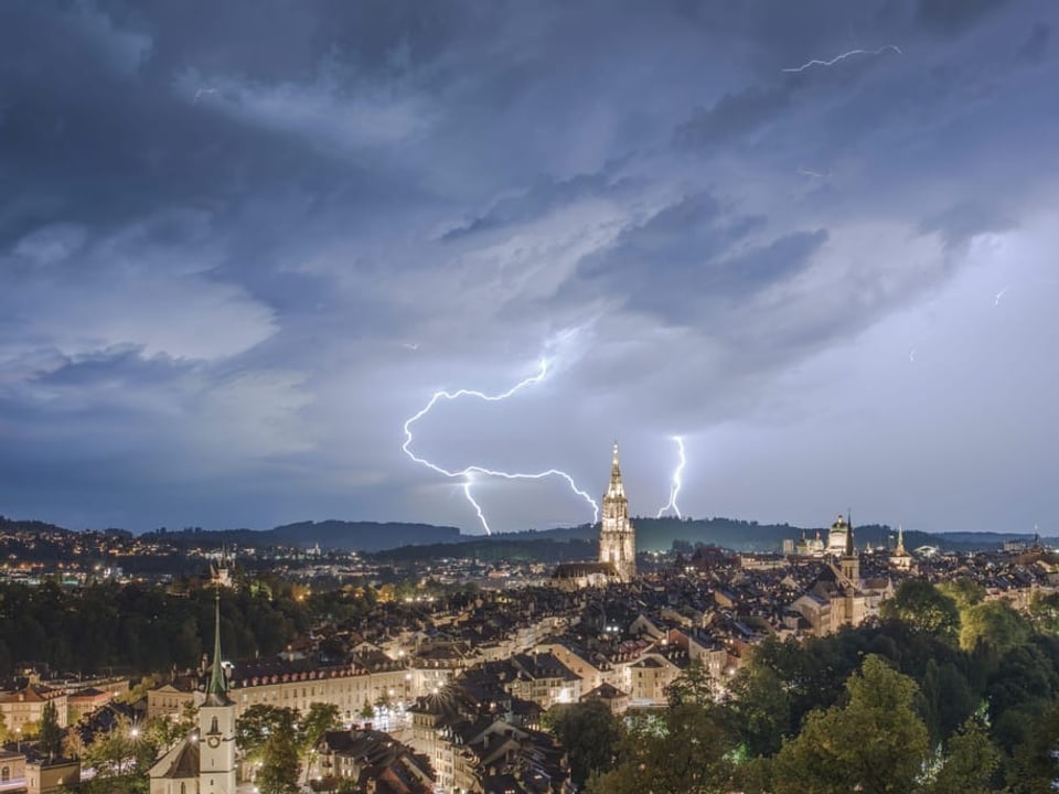 Gewitter über Bern