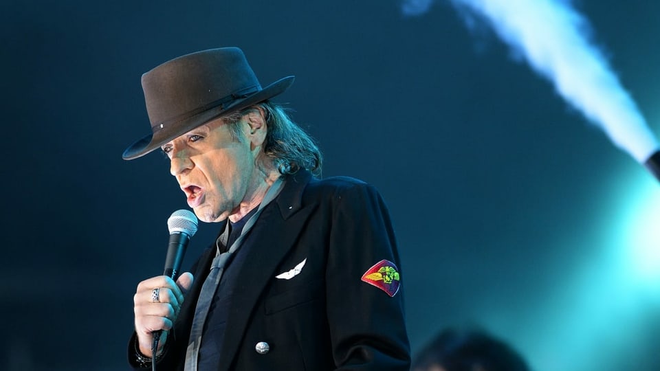 Udo Lindenberg bei einem Konzert 2014.