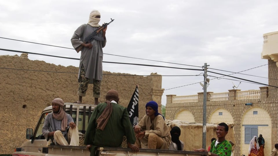 Ansar Dine eroberte 2012 Timbuktu (Archivbild)- Ansar Dine ist eine mit Al-Kaida verbundene Terrorgruppe (Archiv)