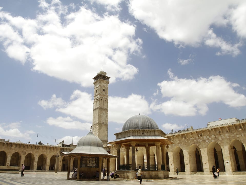 Die grosse Moschee in Aleppo