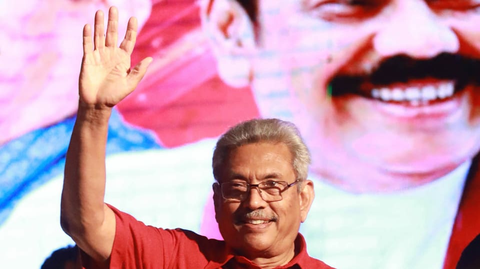 Präsidentenwahl Sri Lanka: Grosse Chancen für Rajapaksa