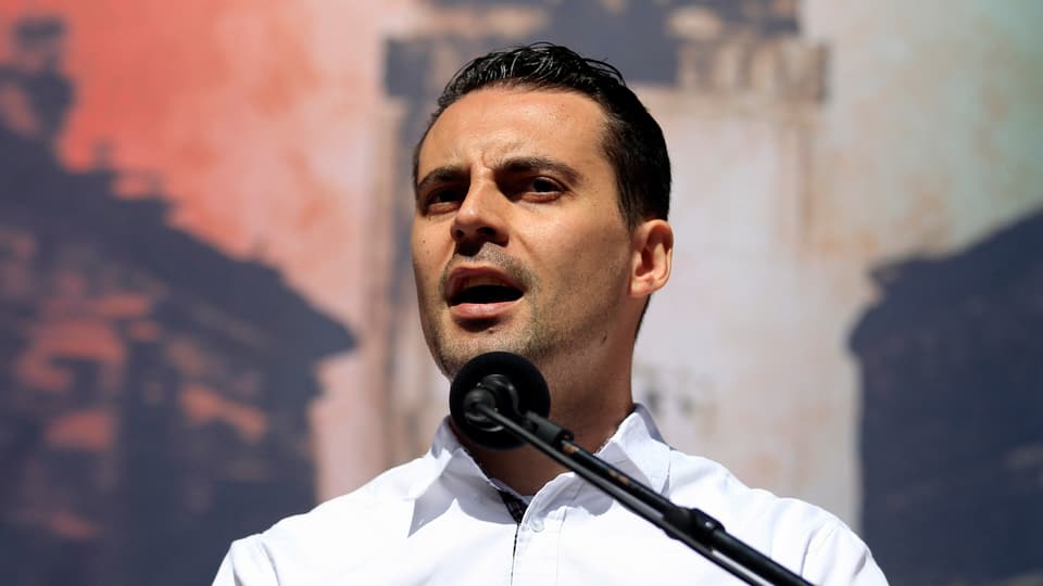 Der rechtsextreme ungarische Politiker Gabor Vona.