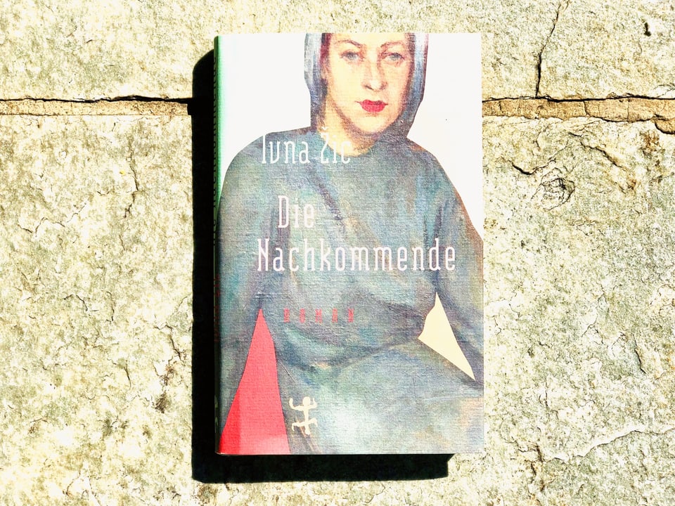 Der Roman «Die Nackommende» von Ivna Žic liegt auf einer Steinplatte
