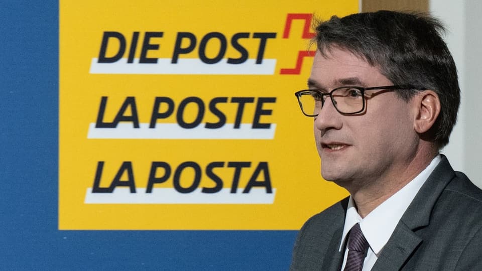 Christian Levrat bei der Bilanzmedienkonferenz.