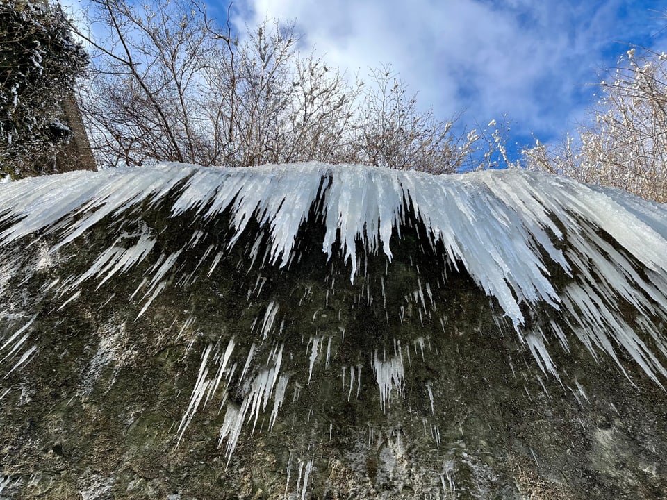 Eiszapfen.