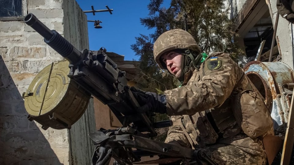 Noch hält die ukrainische Armee dem russischen Druck in Bachmut stand.