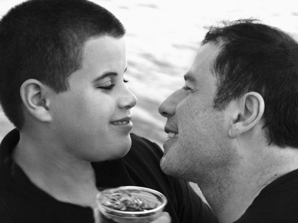John Travolta mit seinem Sohn Jett.
