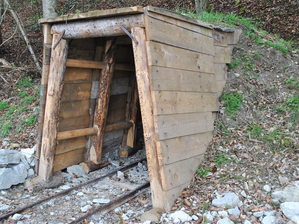 Der Eingang des Tunnels