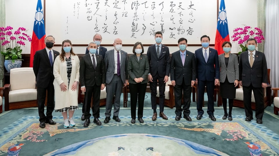 Die Delegation beim Besuch in Taiwan