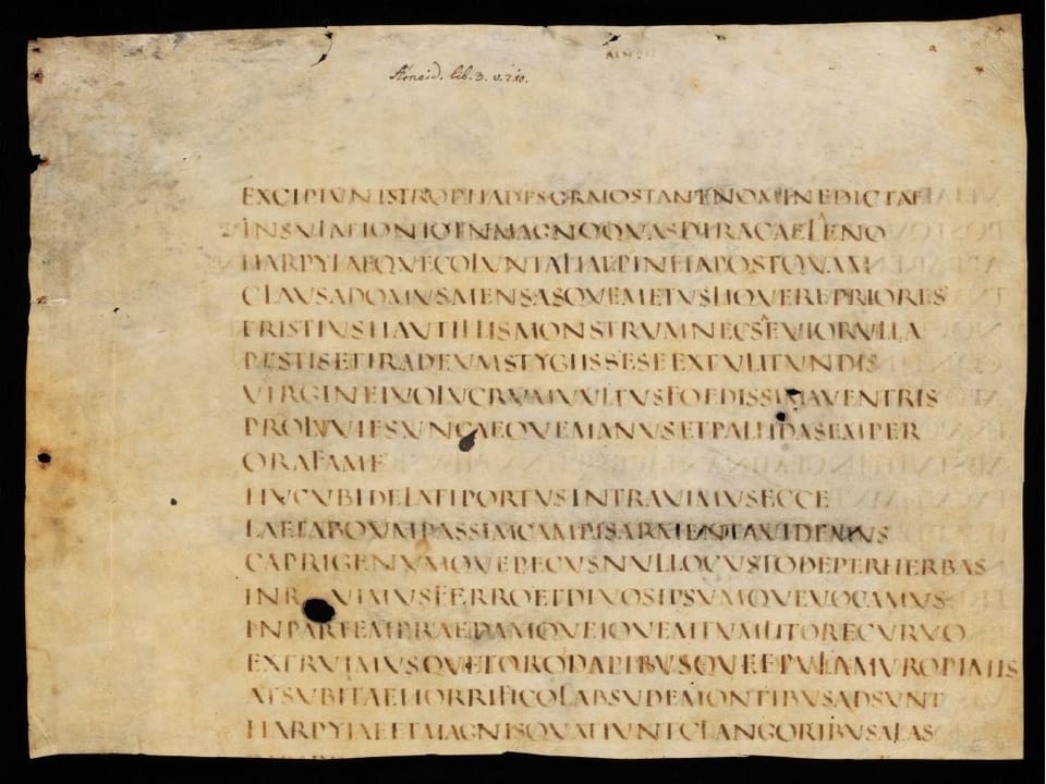Pergament mit Handschrift
