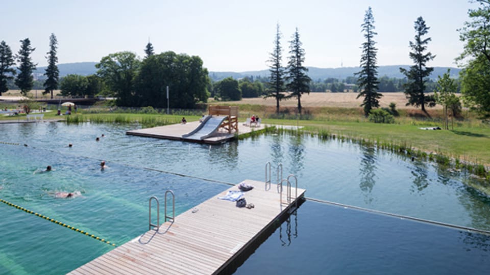 Blick auf das Naturbad 