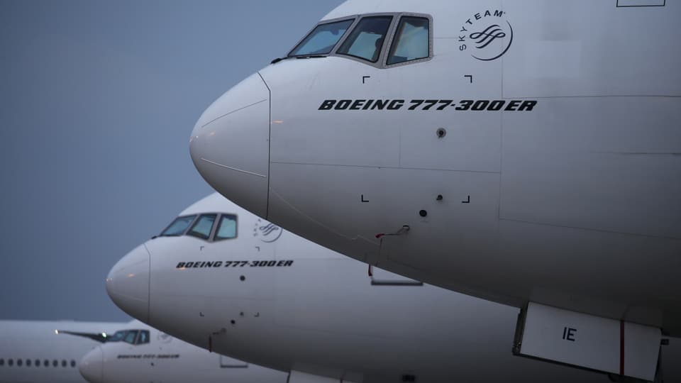 Flugzeugnasen von Boeing 777