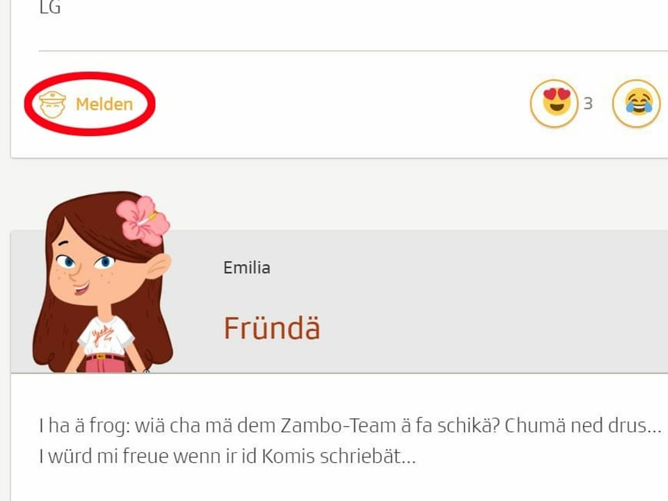 Was bedeutet «Melden» bei den Kommentaren oder bei einem Blog? Was bedeutet «Melden» bei den Kommentaren oder bei einem Blog?