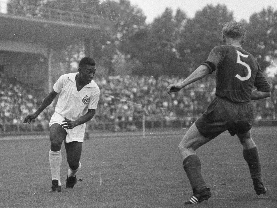 Pelé auf einer Aufnahme von 1959