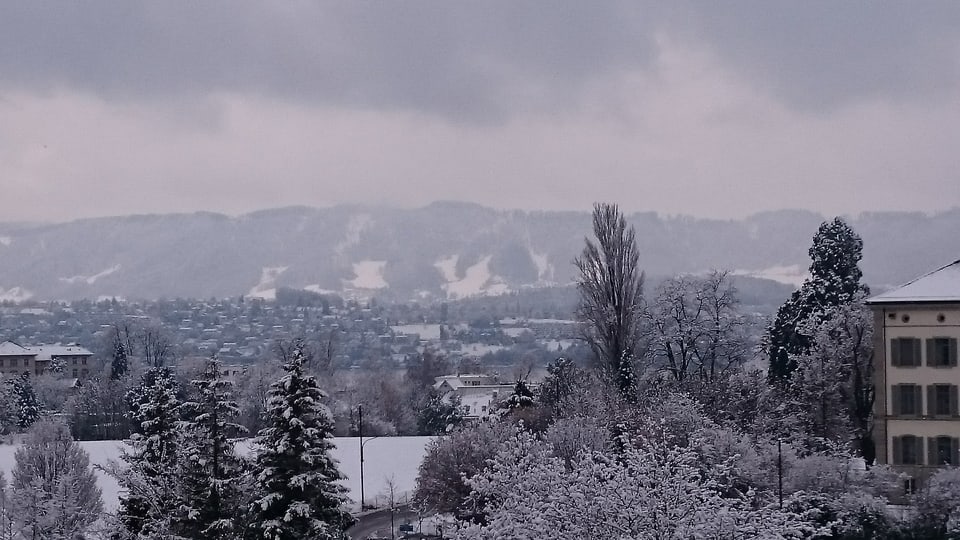 Am 8. März war es in Zürich richtig winterlich.