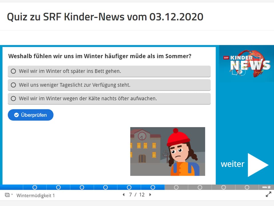 Quiz vom 03.12.2020