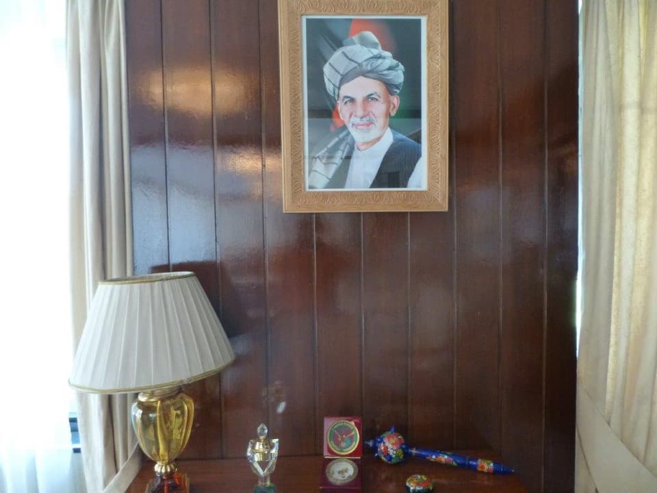 Ashraf Ghani, der Mann von Rula und aktueller Präsident von Afghanistan, in einem Portrait. 