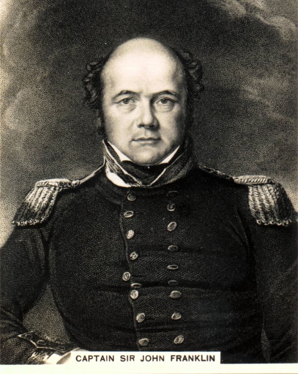 Porträt von Sir John Franklin