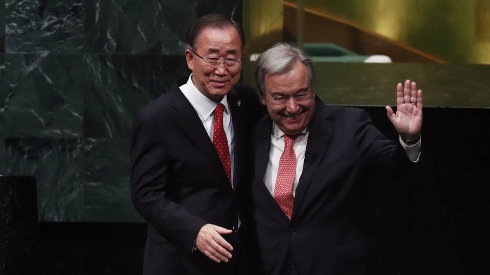 António Guterres hat als UNO-Generalsekretär andere Ziele als sein Vorgänger Ban Ki Moon