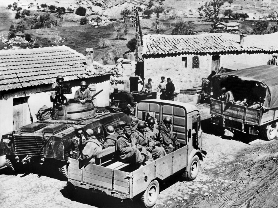 Französische Truppen in Algerien