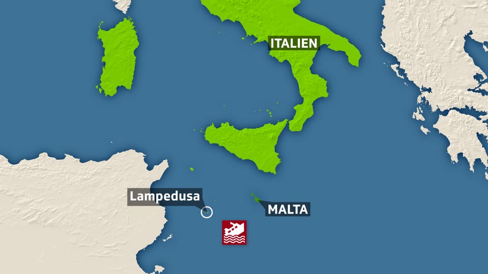 Karte Süditalien