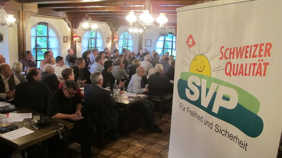 Die Delegierten der SVP Kanton Solothurn währen in Härkingen einen neuen Präsidenten.