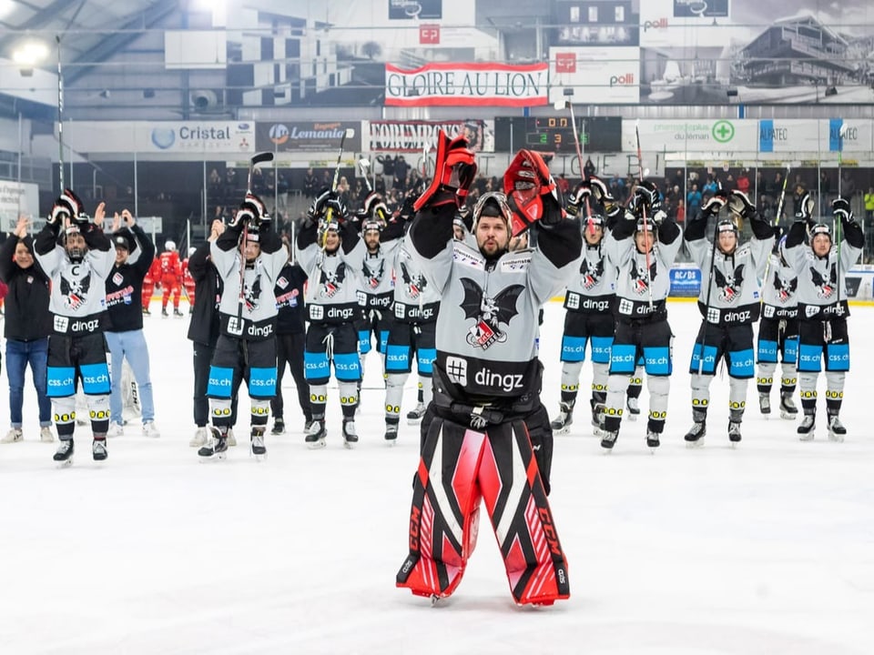Machen den Aufstieg perfekt Der EHC Basel steht vorzeitig als Aufsteiger in die Swiss League fest.