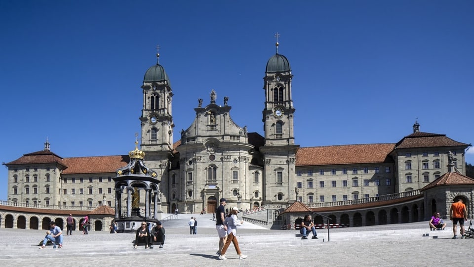 Das Kloster Einsiedeln.