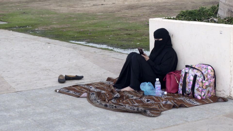 Frau in Saudi-Arabien