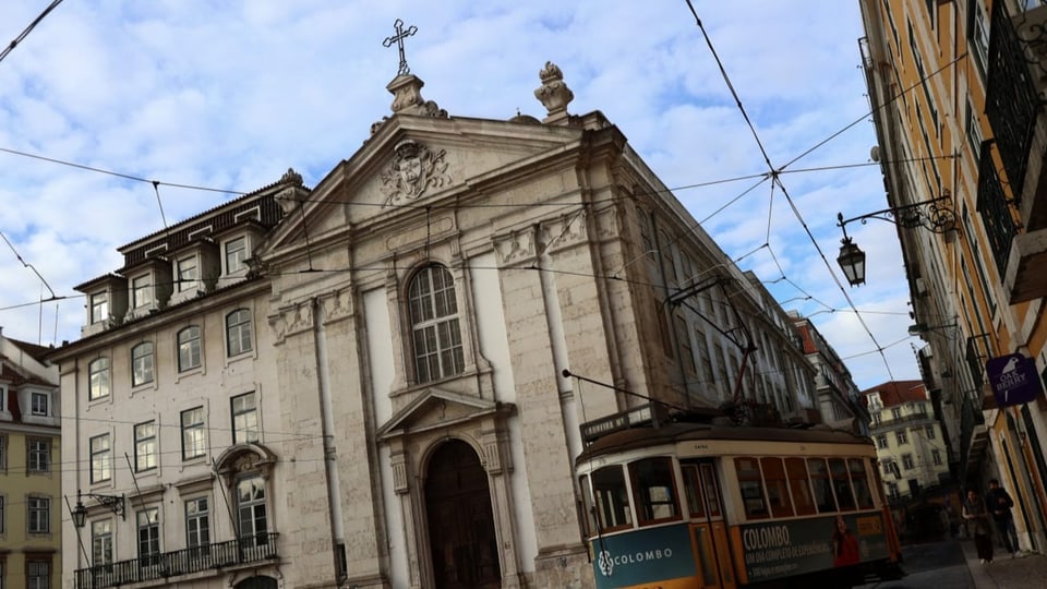 Eine Kirche in Lissabon