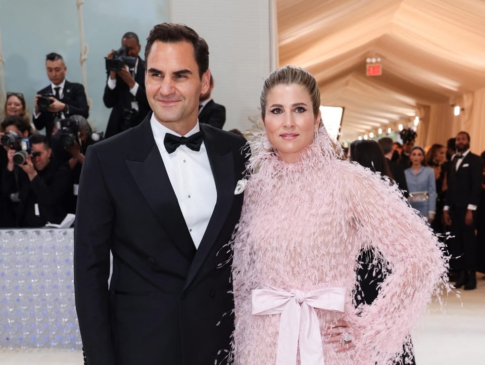 Ex-Tennisprofi Roger Federer und seine Frau Mirka Federer.