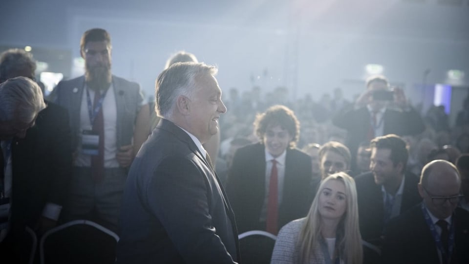 Orban an der CPAC in Budapest im Mai