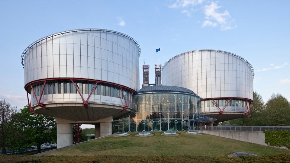 Das Gebäude des Europäischen Gerichtshofs für Menschenrechte.