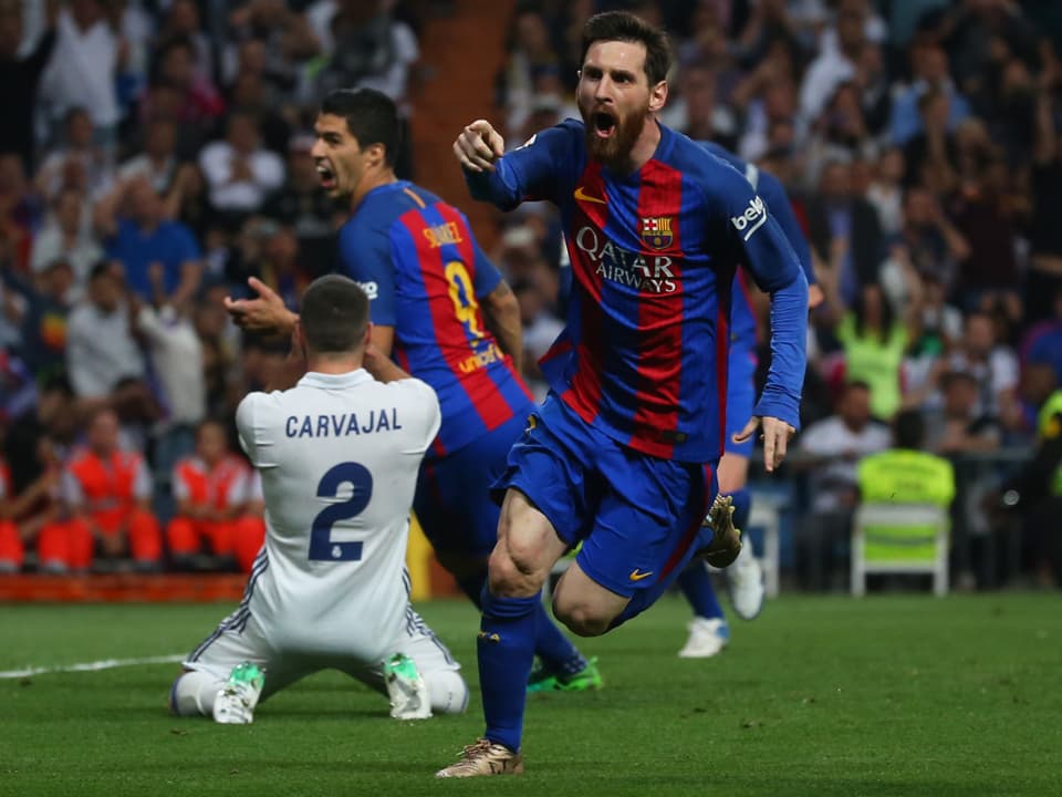 Lionel Messi jubelt