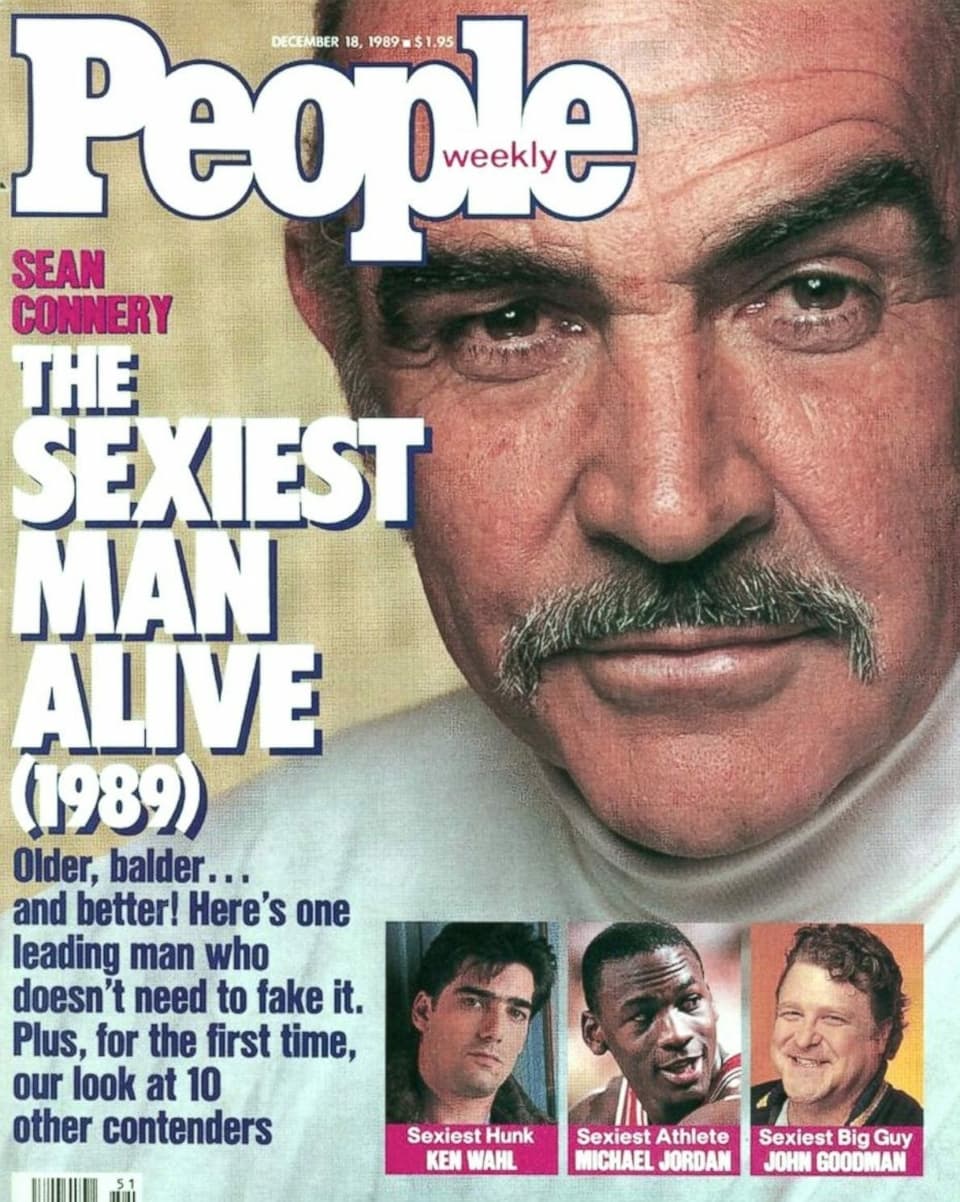 Sean Connery auf dem Cover des People Magazines.