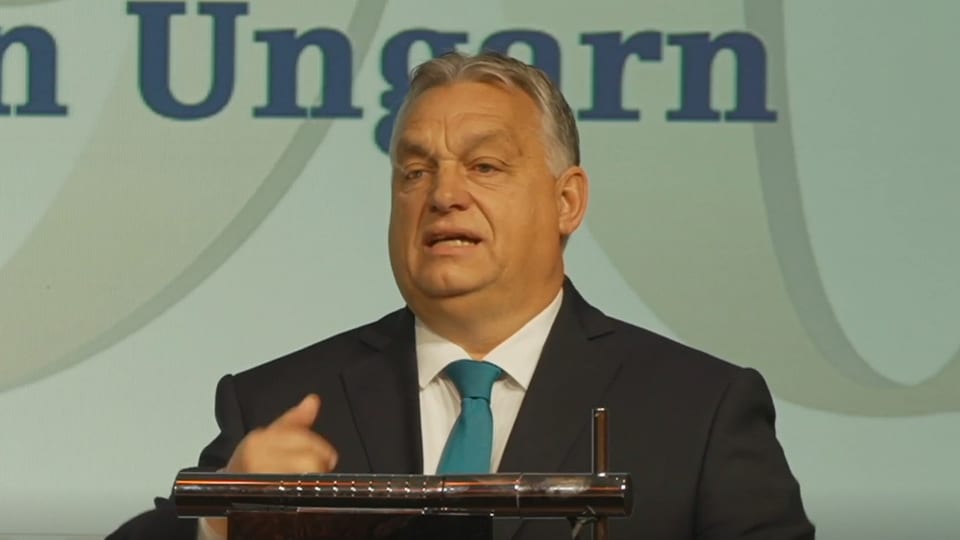 Orbán auf Einladung der Weltwoche in der Schweiz