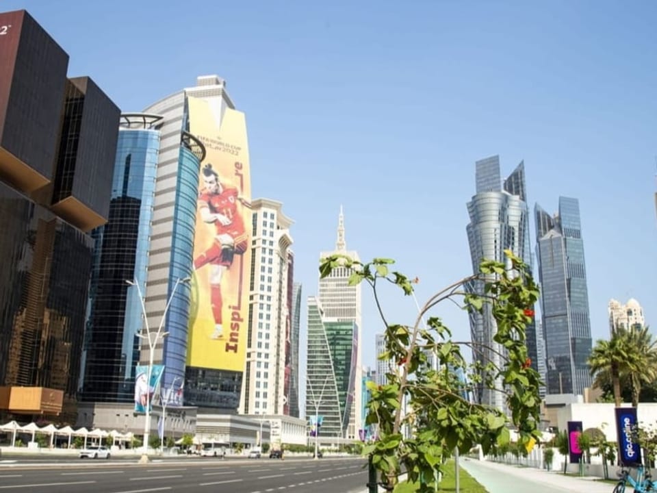 Doha macht sich bereit Hochhäuser in Doha.