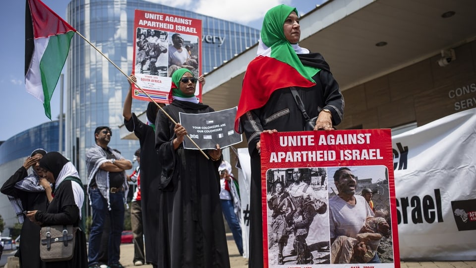 Kundgebung pro Palästina in Johannesburg