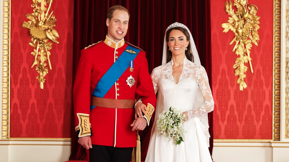 Frisch vermählt: Prinz William und seine Kate