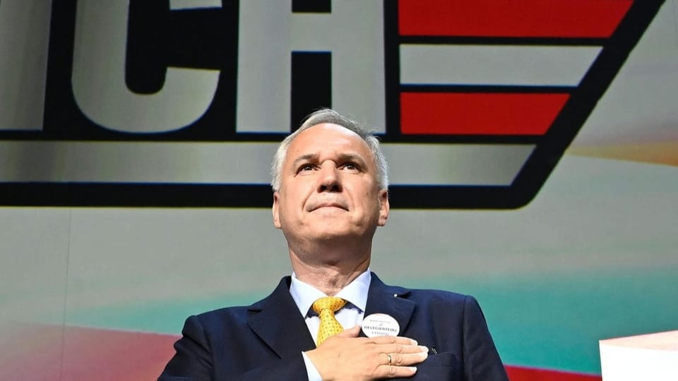 Rosenkranz bei einer Wahlkampfveranstaltung