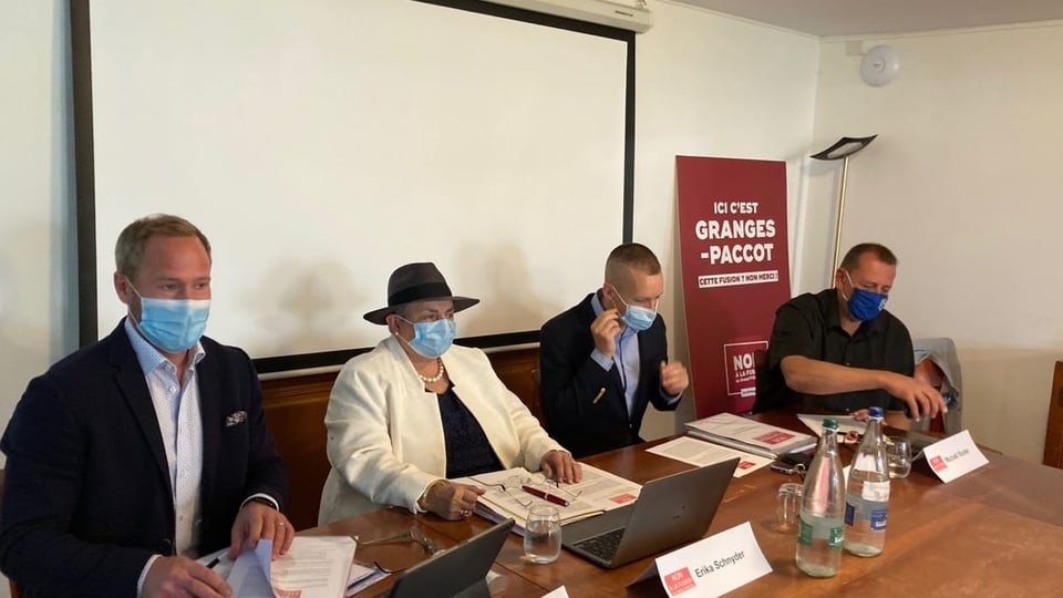 Sie wollen nicht, dass Granges-Paccot mit Freiburg fusioniert Sie wollen nicht, dass Granges-Paccot mit Freiburg fusioniert