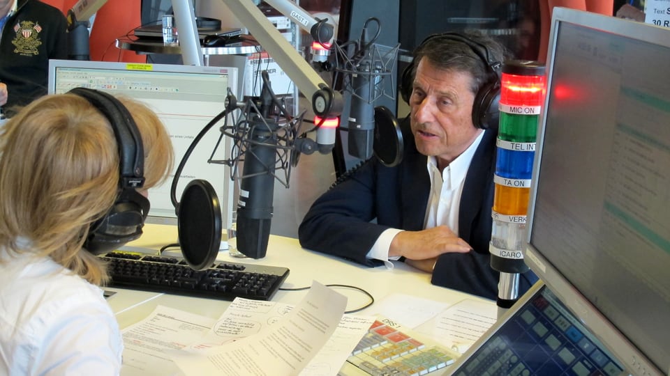 Udo Jürgens im Radiostudio