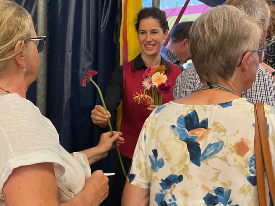 Blumen für die Gäste Blumen für die Gäste