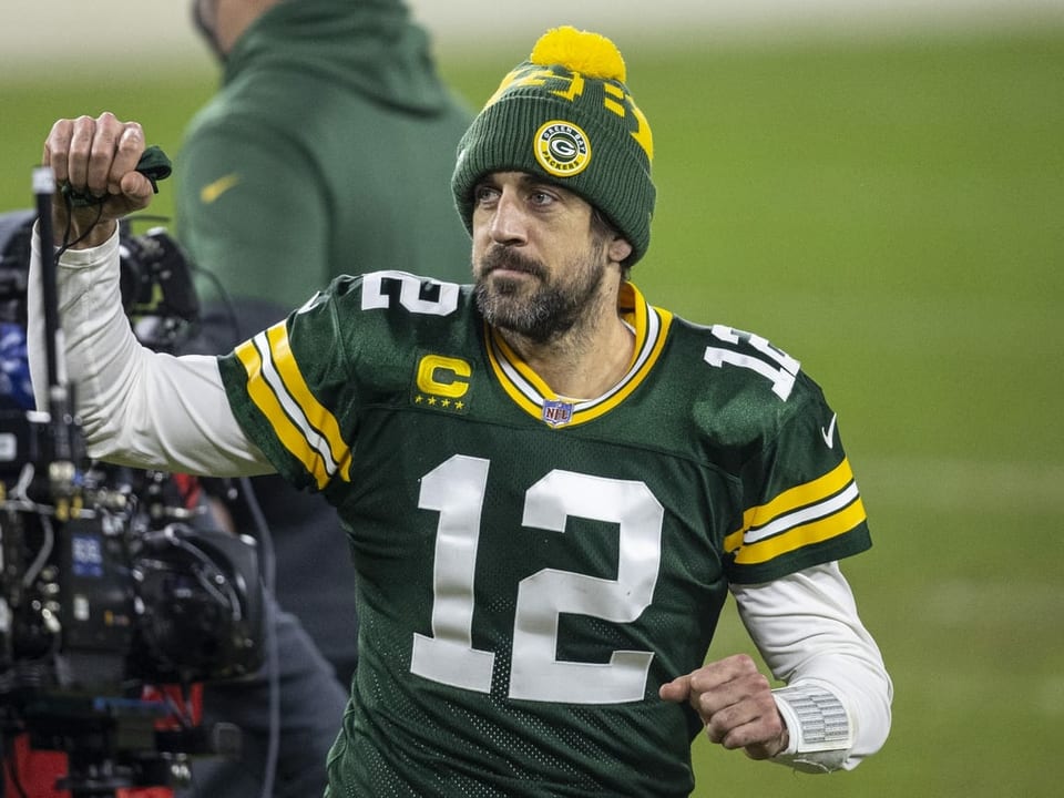 Packers-Quarterback Aaron Rodgers.